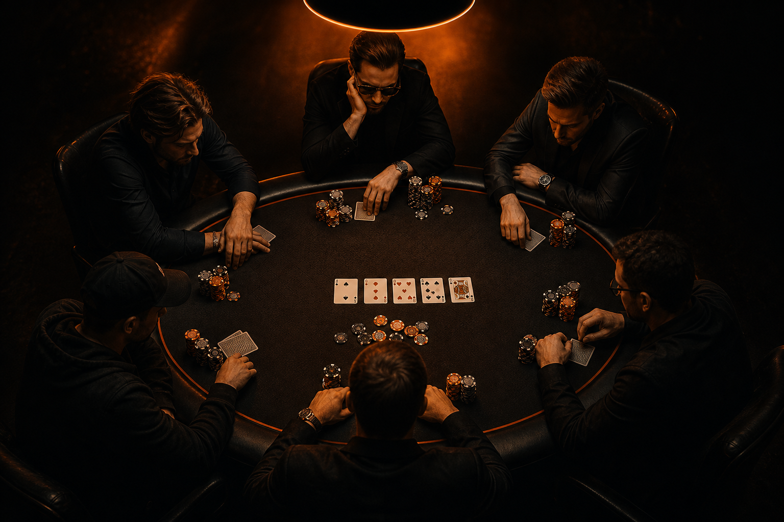 Profesionalni poker igrači za stolom